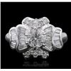 Image 2 : 18KT White Gold 1.80ctw Diamond Ring