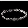 Image 2 : 5.23ctw Diamond Bracelet - 18KT White Gold