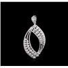 Image 1 : 2.03ctw Diamond Pendant - 18KT White Gold
