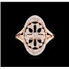 Image 2 : 0.52ctw Diamond Ring - 14KT Rose Gold
