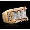 Image 2 : 14KT Rose Gold 2.37ctw Diamond Ring