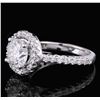 Image 2 : 14KT White Gold GIA Certified 2.74ctw Brilliant Cut Diamond Ring