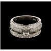 Image 2 : 1.58ctw Diamond Wedding Ring Set - 14KT White Gold