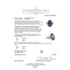 Image 4 : 8.68ct Tanzanite and Diamond Ring - 18KT White Gold