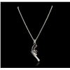 Image 1 : Sterling Silver Pendant With Chain