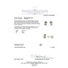 Image 3 : 1.45ctw Diamond Stud Earrings - 14KT White Gold