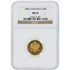 Image 1 : 1882-S NGC MS65 Finland 10 Markka Gold Coin