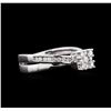 Image 1 : 0.50ctw Diamond Ring - 14KT White Gold