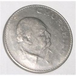 1965 *WINSTON CHURCHILL* GREAT BRITAIN COIN!! COIN CAME OUT OF SAFE!!