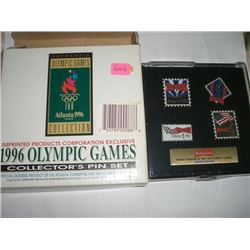 1996 OLYMPIC GAMES COLLECTOR'S PIN SET NEW IN THE BOX!! ITEM CAME OUT OF SAFE BOX!!