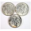 Image 2 : 3 BU WALKING LIBERTY HALVES 1945, 47, 46-S