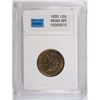 Image 1 : 1833 HALF CENT CCGS GRADED GEM BU BROWN