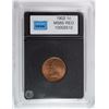 Image 1 : 1902 INDIAN CENT CCGS GRADED GEM BU  RED, HAS SPOTS