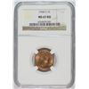 Image 1 : 1944-S LINCOLN CENT, NGC MS-67 RED NGC PRICE GUIDE=$130.00