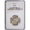 Image 1 : 1892 BARBER QUARTER, NGC AU-55