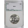 Image 1 : 1957 FRANKLIN HALF DOLLAR PCI SUPERB GEM