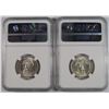 Image 2 : ( 2 ) 1947 WASHINGTON QUARTERS, (1) NGC MS-65 & (1) MS-66