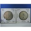 Image 1 : 1953 & 1954 Canada 50 cents