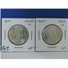 Image 1 : 1964 & 1965 Canada 50 cents