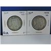 Image 1 : 1907 & 1908 Canada 50 cents