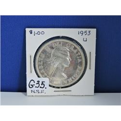 1953 Canada Silver Dollar