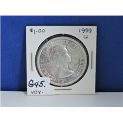 1959 Canada Silver Dollar