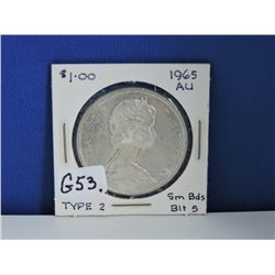1965 Canada Silver Dollar