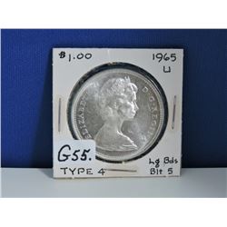 1965 Canada Silver Dollar
