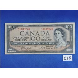 1954 100 Dollar Bill (Devil's Face)