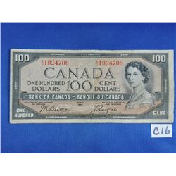 1954 100 Dollar Bill (Devil's Face)