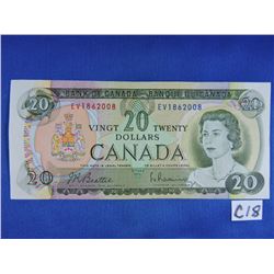 1969 Canada 20 Dollar Bill
