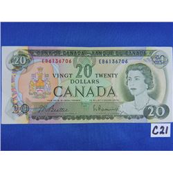 1969 Canada 20 Dollar Bill