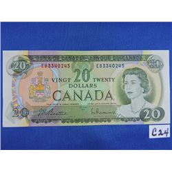 1969 Canada 20 Dollar Bill