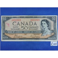 1954 50 Dollar Bill (Devil's Face)