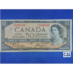 1954 50 Dollar Bill (Devil's Face)