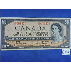 1954 50 Dollar Bill (Devil's Face)