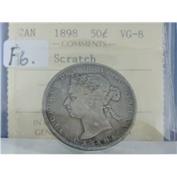 1898 Canada 50 Cents