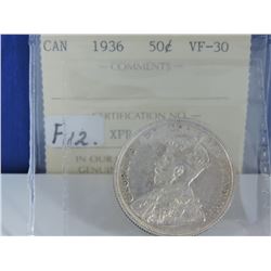 1936 Canada 50 Cents