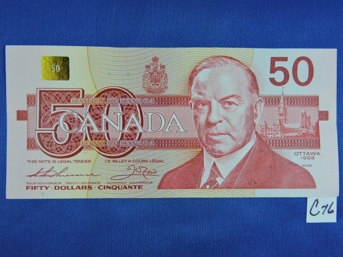 19 Canada 50 Dollar Bills 19 Canada 50 Dollar Bills