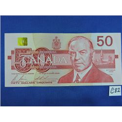 1988 Canada 50 Dollar Bills
