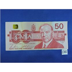 1988 Canada 50 Dollar Bills