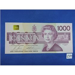 1988 Canada 1000 Dollar Bills - Sequence 4 of 4
