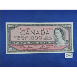 1954 Canada 1000 Dollar Bills - Sequence 3 of 8