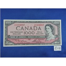 1954 Canada 1000 Dollar Bills - Sequence 5 of 8