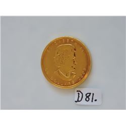 2008 50 Dollar Maple Leaf Canadian Gold Coin