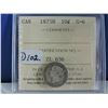 Image 1 : 1875H Canadian 10 Cent Coin
