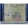 Image 1 : 1907 Canadian 25 Cent Coin