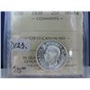Image 1 : 1939 Canadian 25 Cent Coin
