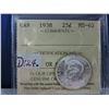 Image 1 : 1938 Canadian 25 Cent Coin