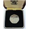 Image 2 : GREAT BRITAIN 1977 50 PENCE-Prooflike